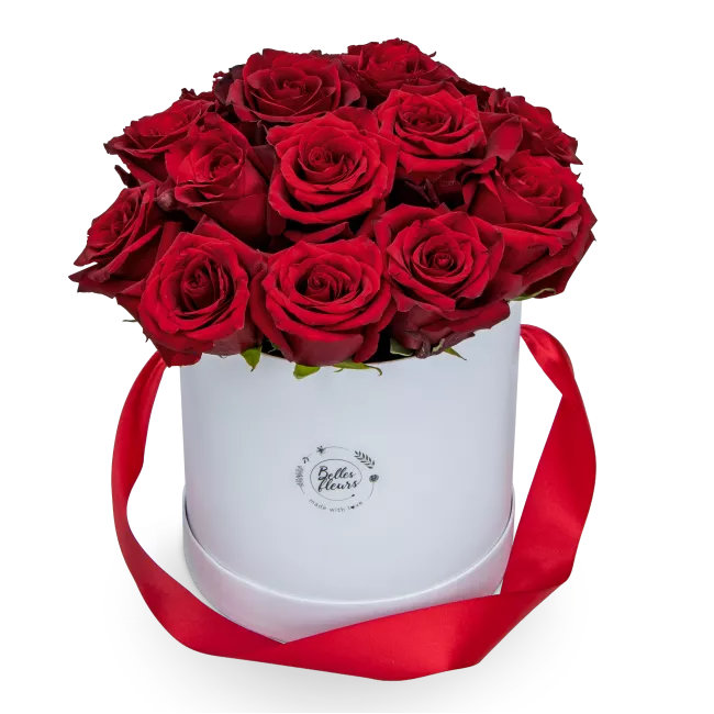 Box ekvádorských růží